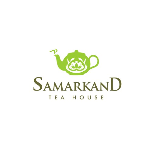 Design the signage for Samarkand Tea House in Devonport, Auckland