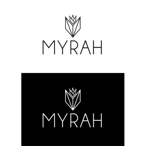 Minimalist logo concept for Myrah