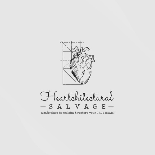 Heartchitectural Salvage - Logo Designs 