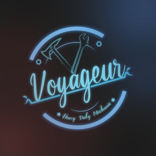 The Voyageur Logo Design Modification