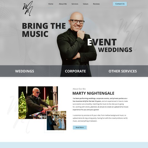 Musician Web Design