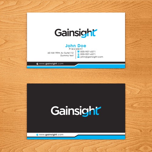 Gainsight rebranded business cards