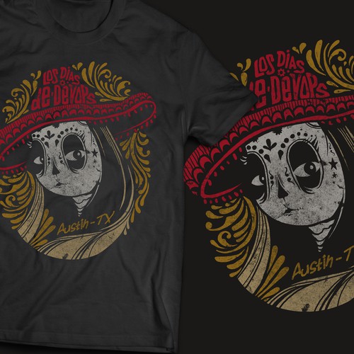 Los Dias de DevOps, rock a calavera and sugar skull theme