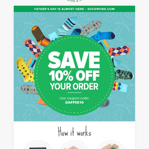 Sockwork email design
