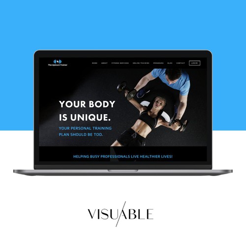 Brand Identity and Squarespace Website Design for Personal Trainer
