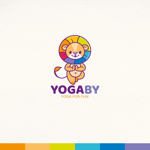 Logo design for kids yoga