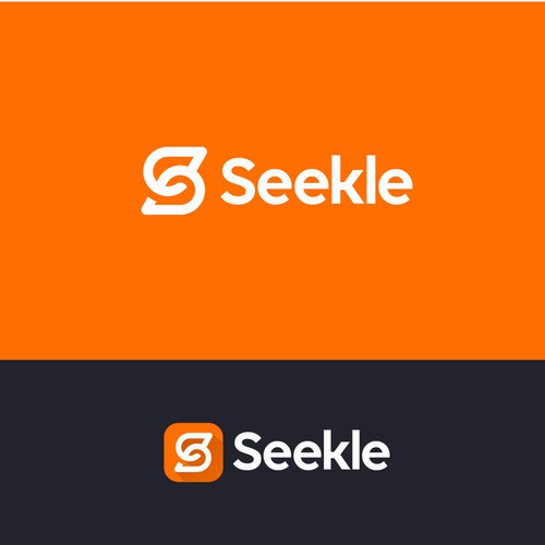 Simple and clear logo for Seekle app