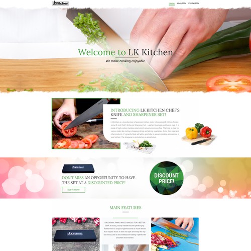 LK Kitchen - Web Design 