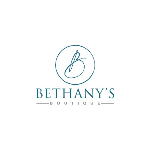 Feminine logo concept for  clothing boutique.
