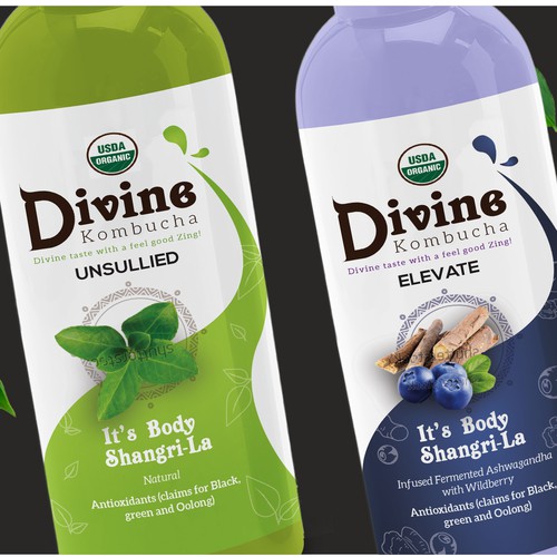 Herbal Drink label