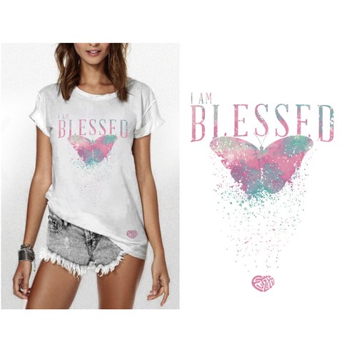 T-shirt for young teen girls - beachwear with a purpose