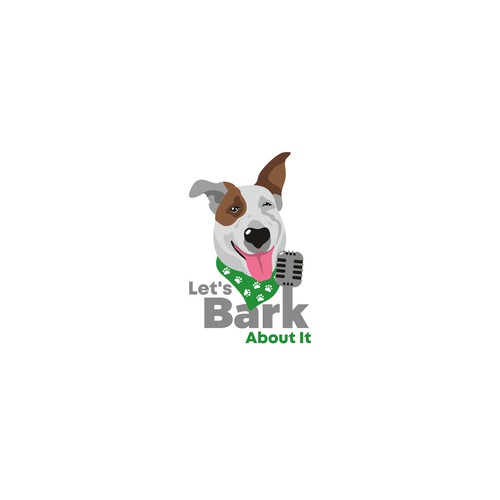 logo for a Pet podcast