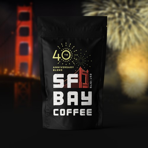 Logo for SF Bay 40th Anniversary Blend