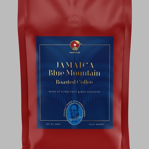 Swissmade Jamaica Blue Mountain roasted coffee
