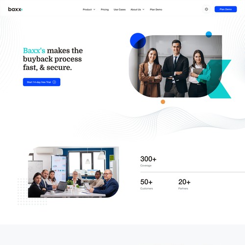 Baxx Webpage design