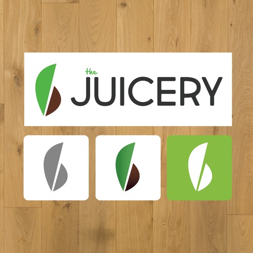 Refreshing logo for juice + coffee bar