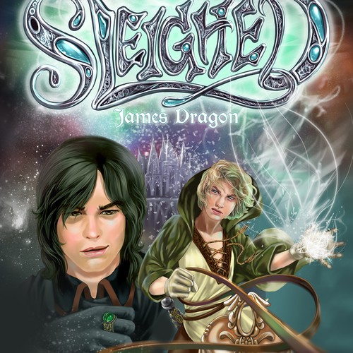 Book cover and character art for Sleighed01