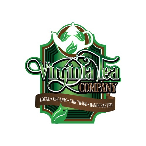Logo Design for Virginia Tea Company