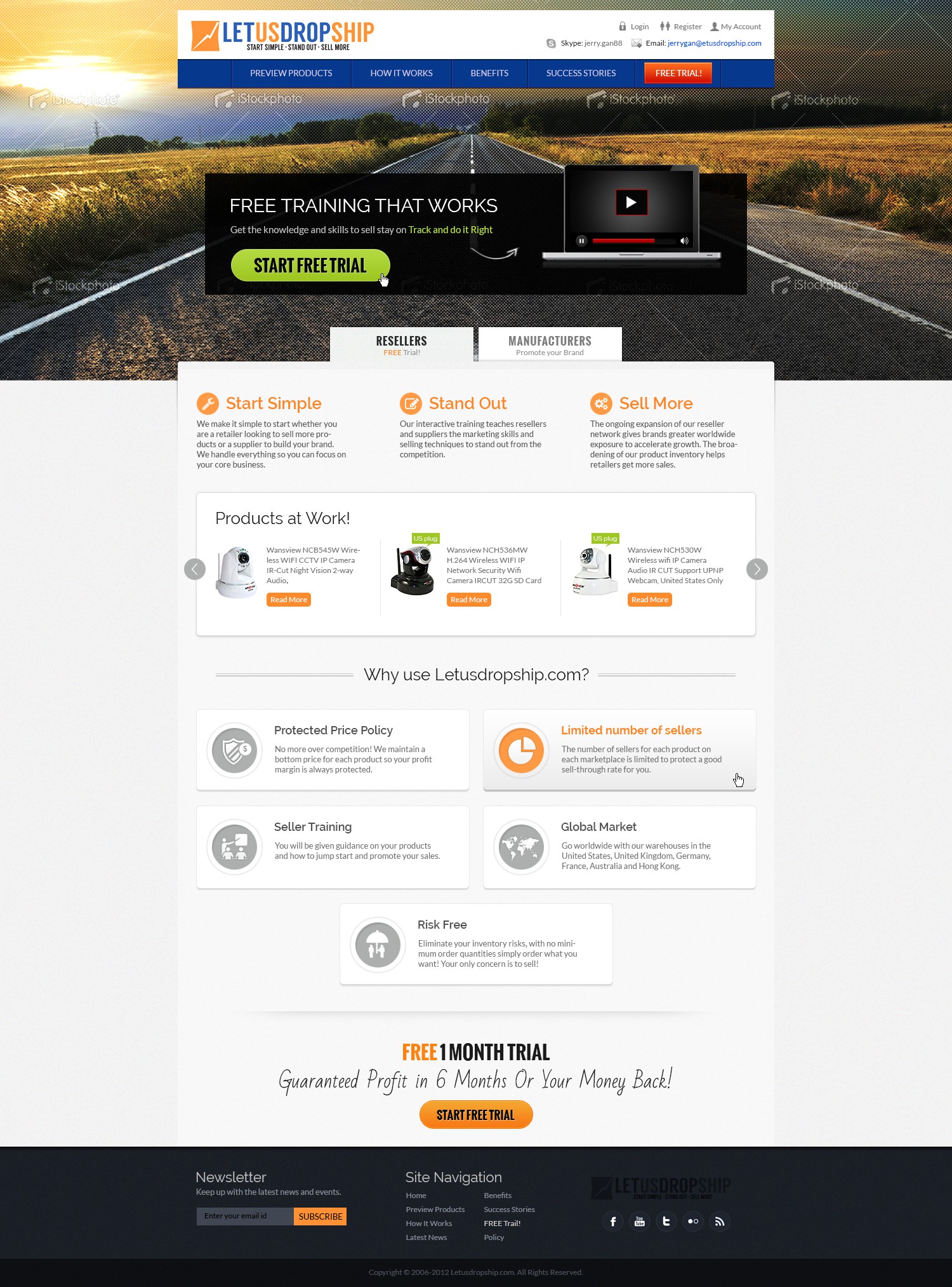  Letusdropship.com a new website design (detailed Guidelines) and guaranteed awards