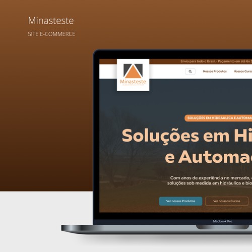 Minasteste - Site Ecommerce