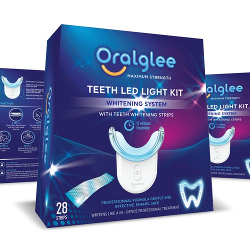 Design a box for innovative teeth whitening products