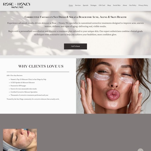 Optimisation of Rose +Honey Skincare