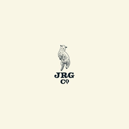 Jump sheep logo concept for JGR Co
