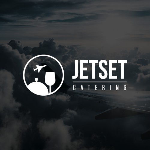 JetSet Catering Logo Design