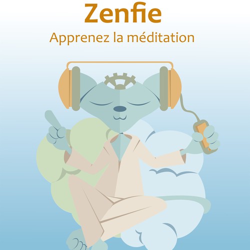 Create illustrations and design identity for Zenfie