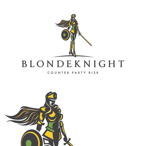 WOMAN OWNED COMPANY "BLONDEKNIGHT" NEED A LOGO DESIGN