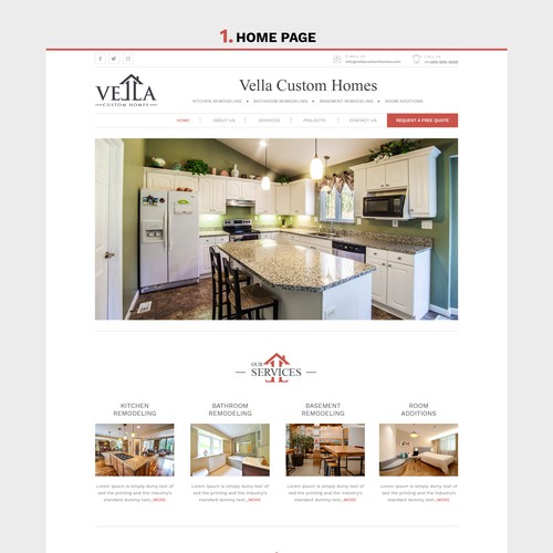 Vella home page