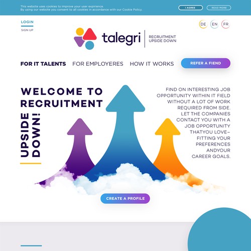 home page
