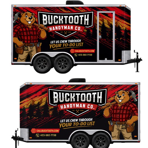 Package Logo, Mascot and Car Wrap Branding