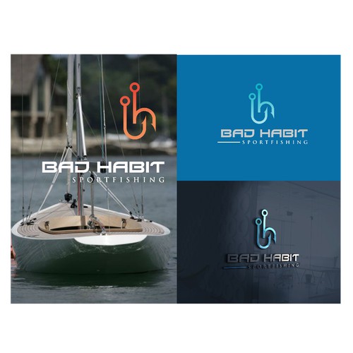 logo concept for sport fishing 