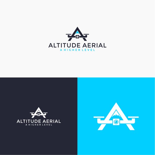 design proposal logo Altitude Aerial