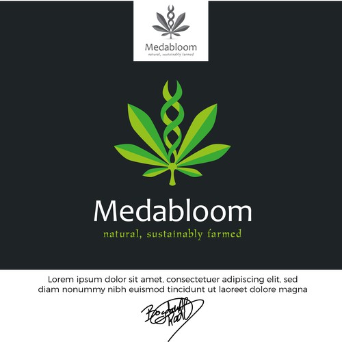 Logo cannabis farm & products