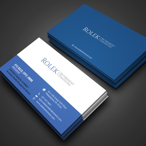 Simple modern business card