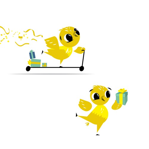 Character design for giveaway game