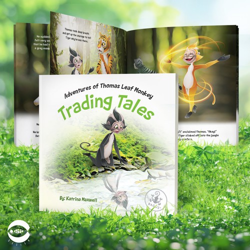 Book cover and typesetting for “Trading Tales” by Katrina Maxwell