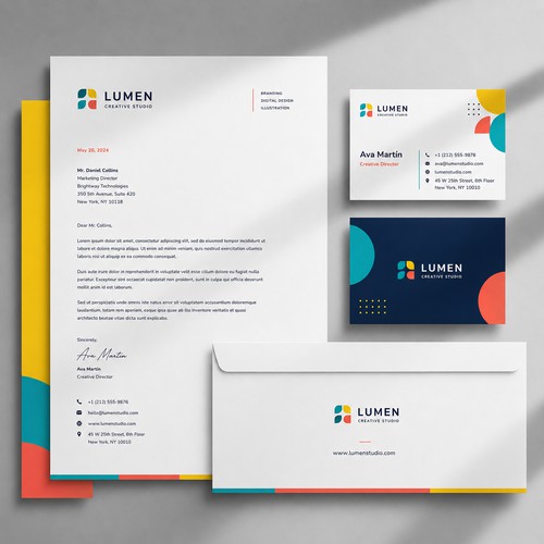 Modern Corporate Stationery Design