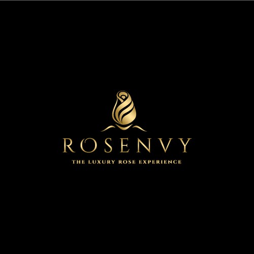 Luxurious and sophisticated logo for a high end rose company 