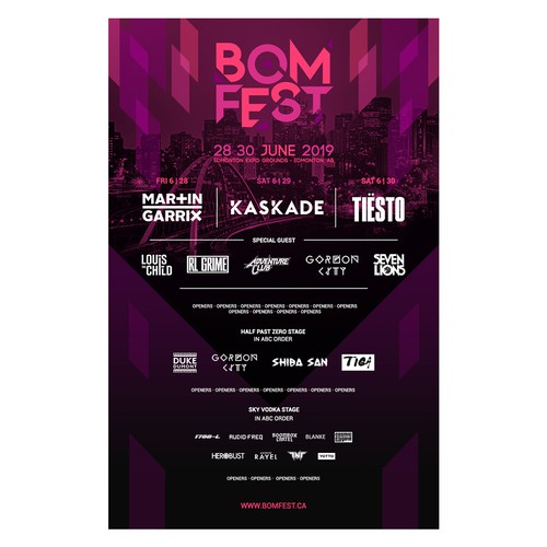 BOMFEST Poster Design