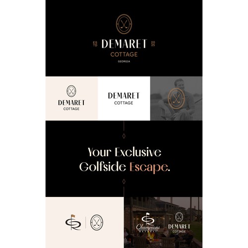 Heritage based brand for a golf resort.