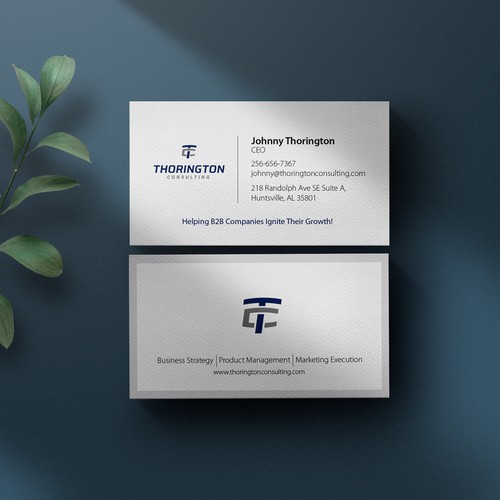 Consulting Company Business Card 