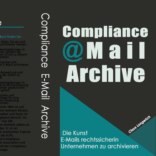 Create a stunning book cover for an E-Mail Compliance book!