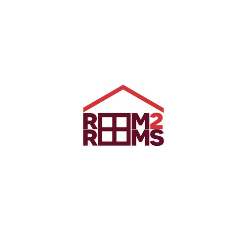 Room 2 Rooms Logo Desgn