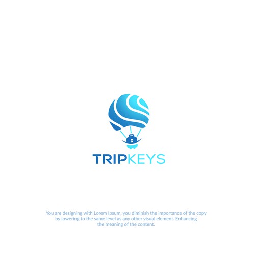 Bold logo for Trip key