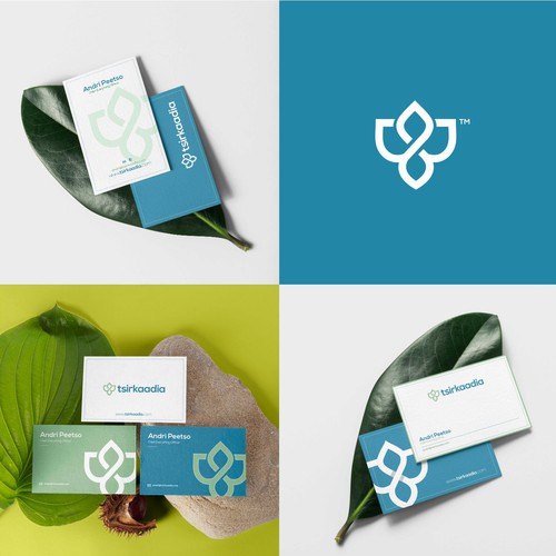 logo with icon elegant 