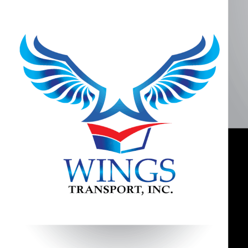 Wings tranport Logo Design