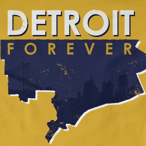 Detroit T-Shirt - Yellow